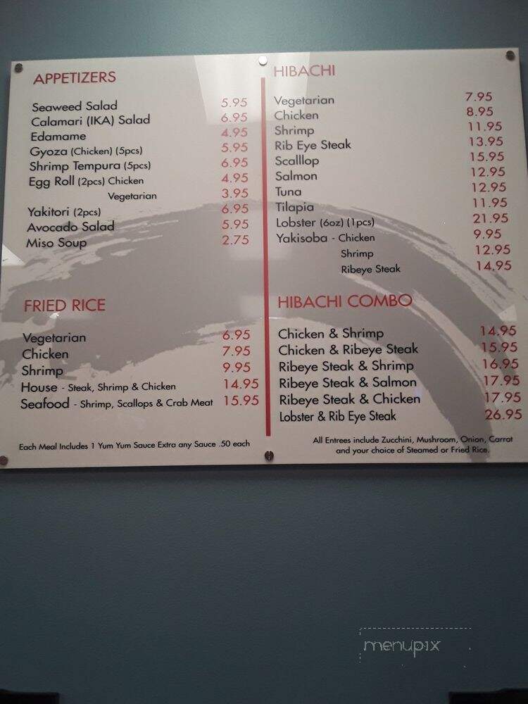 Hibachi2Go - Palm Desert, CA menu_pic