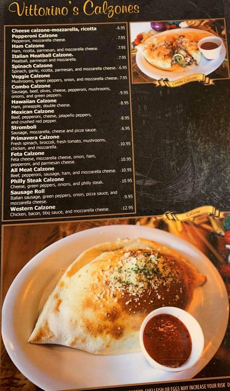 Vittorino's Cucina Italian Restaurant - Sweetwater, TN menu_pic