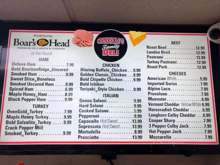 Chiarello's Hamilton Food Market - Trenton, NJ menu_pic