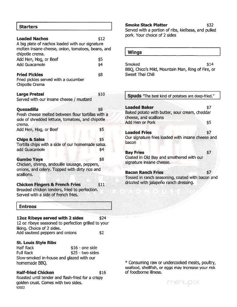 Riverwalck Saloon - Lehighton, PA menu_pic
