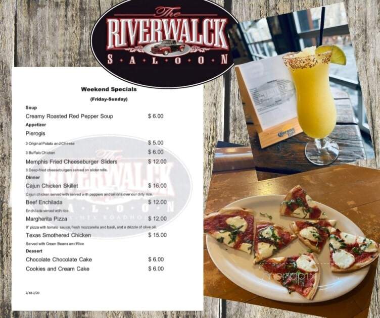 Riverwalck Saloon - Lehighton, PA menu_pic