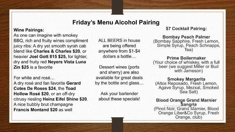 Prime 225 - Chesapeake City, MD menu_pic