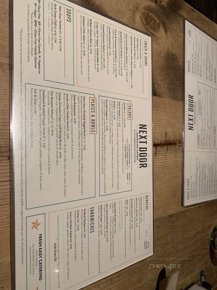 The Kitchen Next Door - Boulder, CO menu_pic