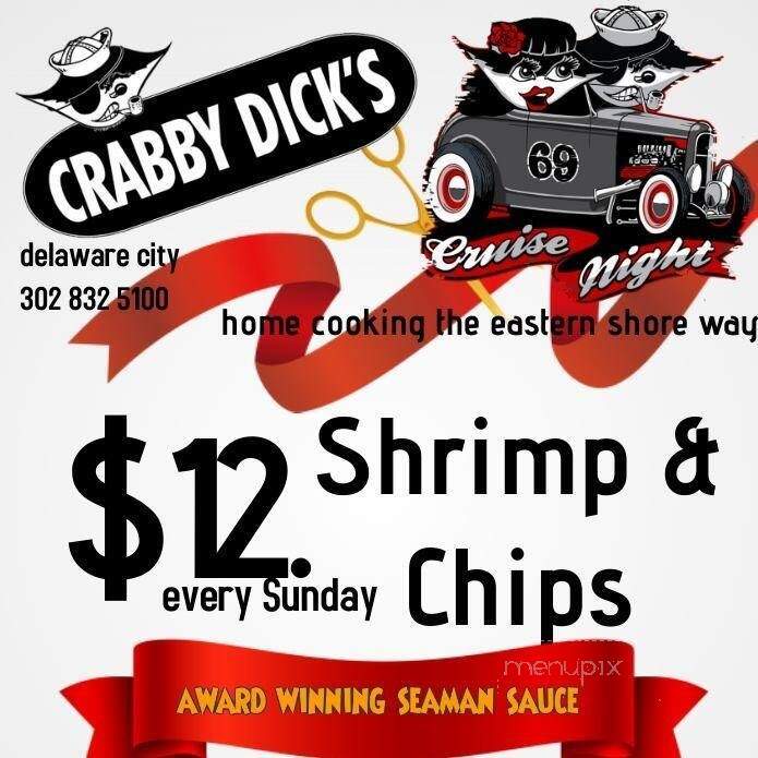 Crabby Dicks Restaurant - Rehoboth Beach, DE menu_pic