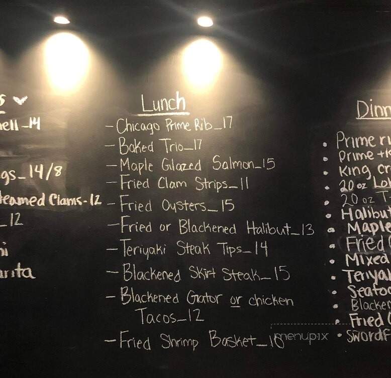 Black Rock Steakhouse - Springfield, VT menu_pic