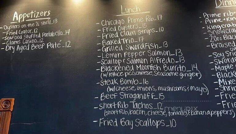 Black Rock Steakhouse - Springfield, VT menu_pic