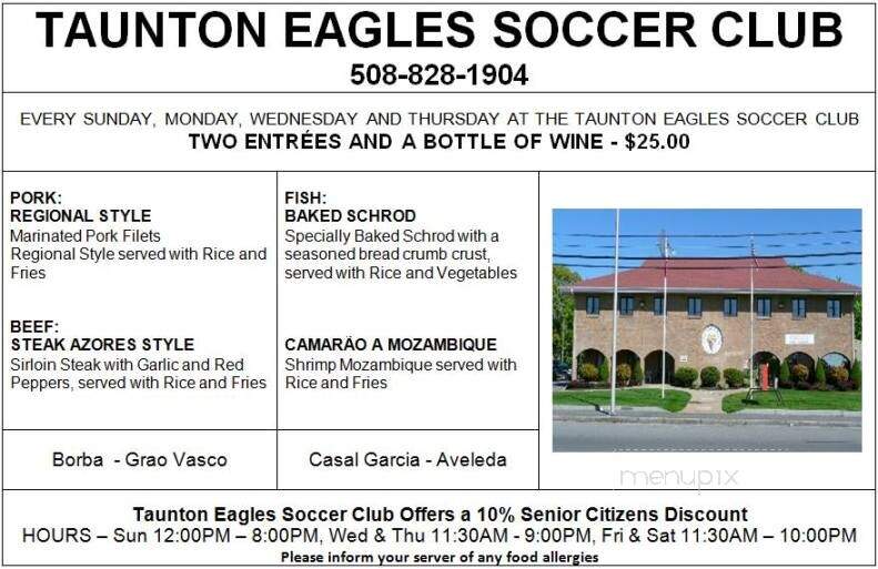 Taunton Eagles Soccer Restaurant - Taunton, MA