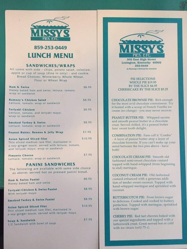 Missy's Pies - Lexington, KY