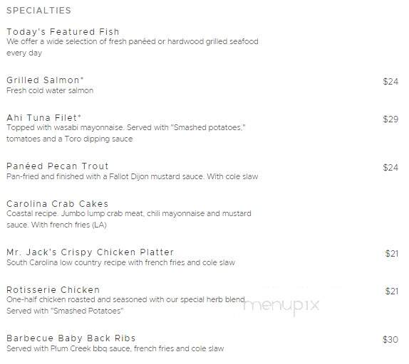 J. Alexander's - West Bloomfield, MI menu_pic