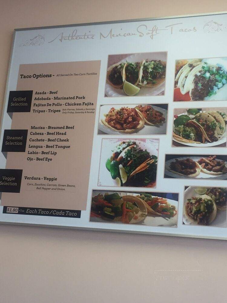 Lilly's Tacos - Goleta, CA menu_pic