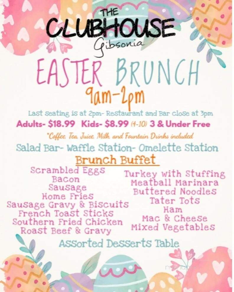 North Park Lounge Clubhouse - Gibsonia, PA menu_pic