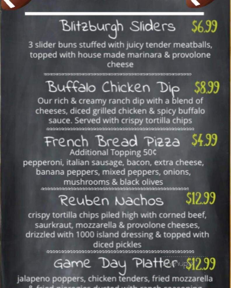 North Park Lounge Clubhouse - Gibsonia, PA menu_pic