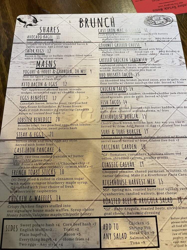 Riverhouse - Taunton, MA menu_pic