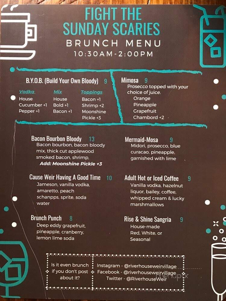 Riverhouse - Taunton, MA menu_pic