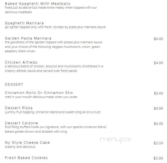 Dusty's Pizza Plus - Thomson, IL menu_pic