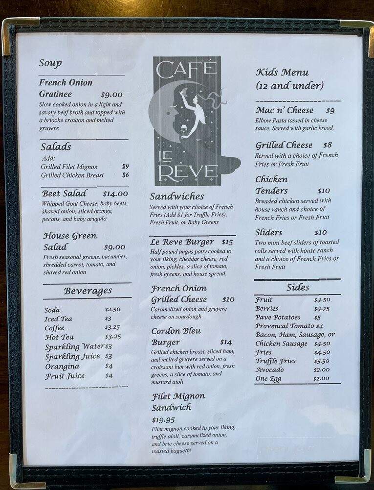 Cafe Le Reve - Riverside, CA