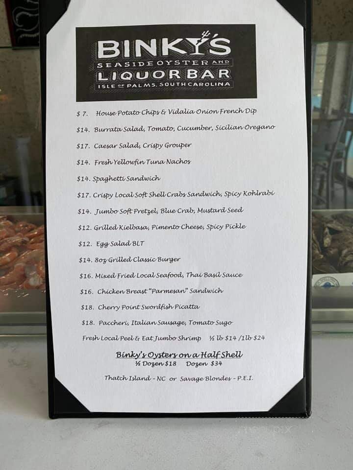 Coda Del Pesce - Isle of Palms, SC menu_pic