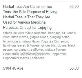 Bean Brokers Cappuccino Bar - Olds, AB menu_pic