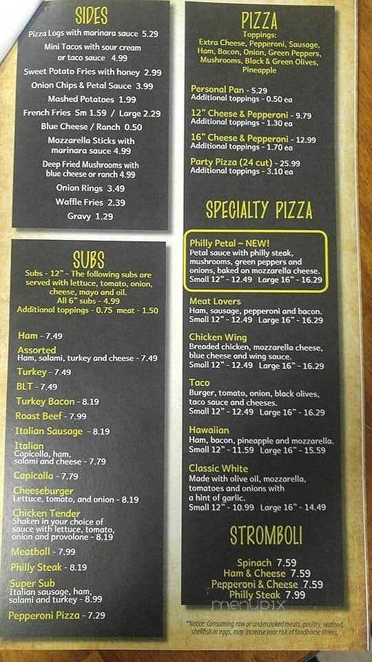The Jenny Lee Feed Mill - Cattaraugus, NY menu_pic