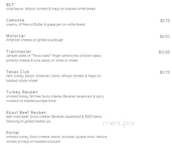 Teapot Depot - Highlands, TX menu_pic