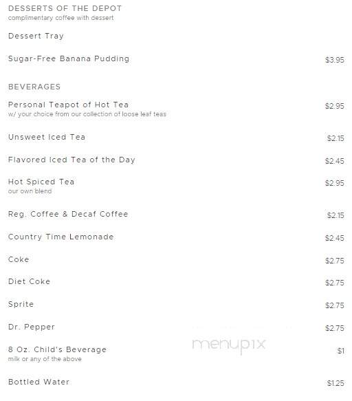 Teapot Depot - Highlands, TX menu_pic