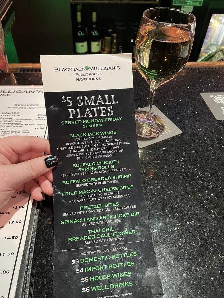 Blackjack Mulligans Hawthorne - Hawthorne, NJ menu_pic