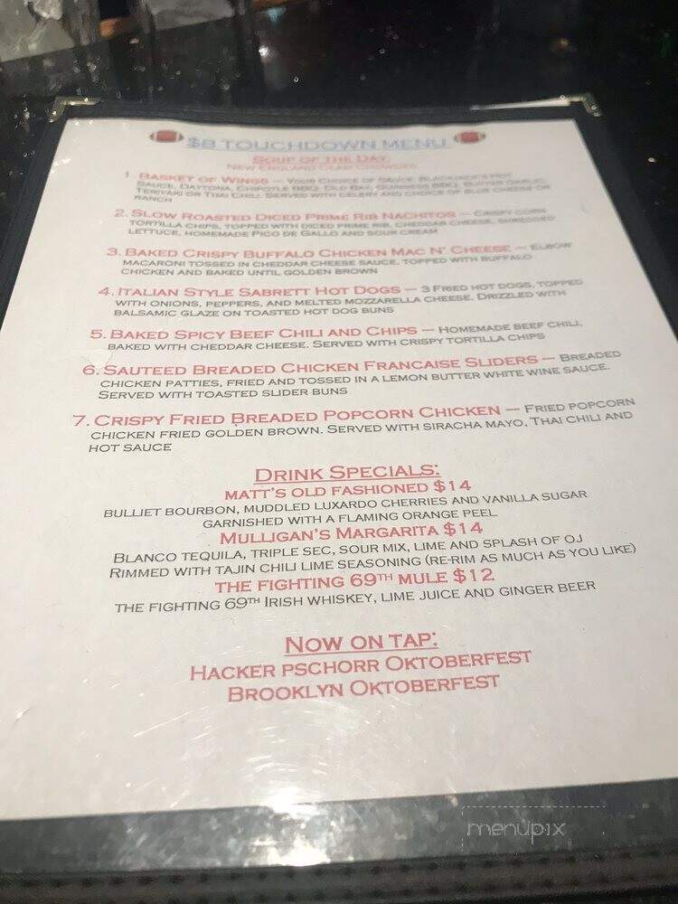 Blackjack Mulligans Hawthorne - Hawthorne, NJ menu_pic