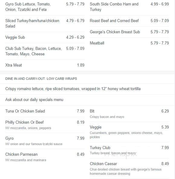 Johnny K's Patios Gyros Carry - Lansing, IL menu_pic