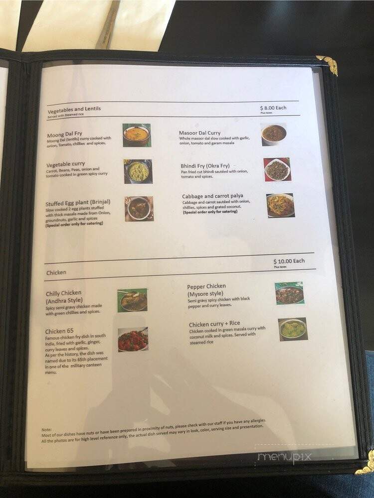 Mysore Darshini - Mississauga, ON menu_pic