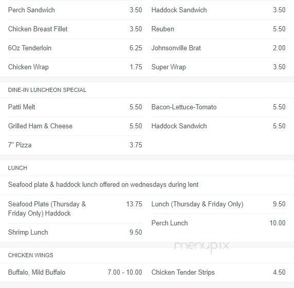 Butch's Pizza - Quincy, MI menu_pic