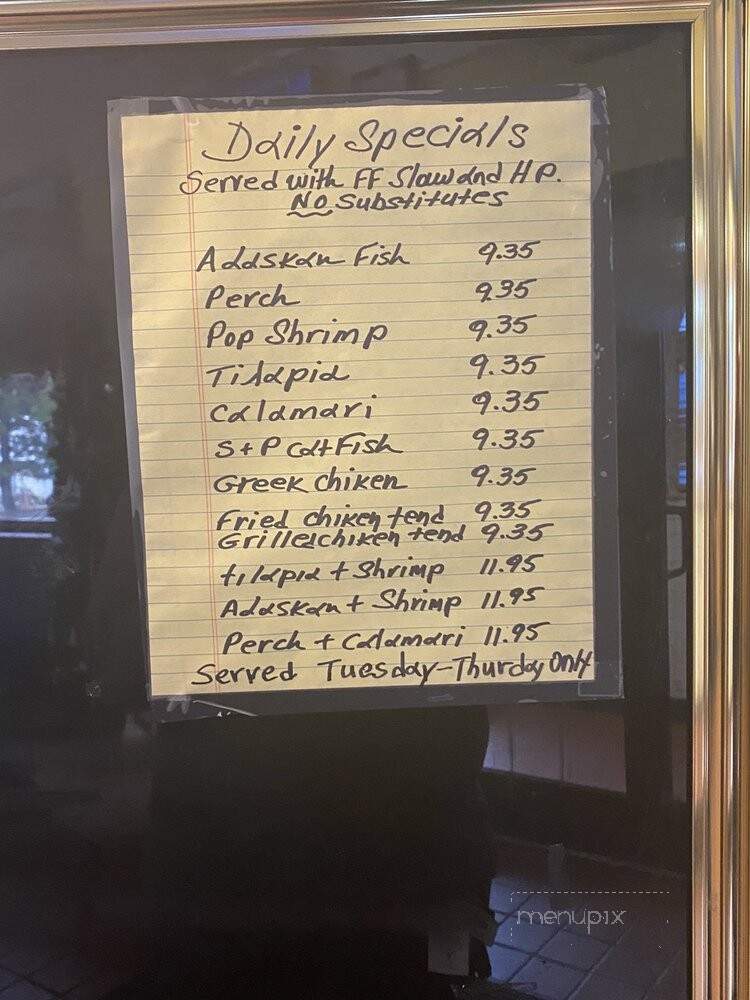 Captain Bill's Seafood & Steak - Greensboro, NC menu_pic