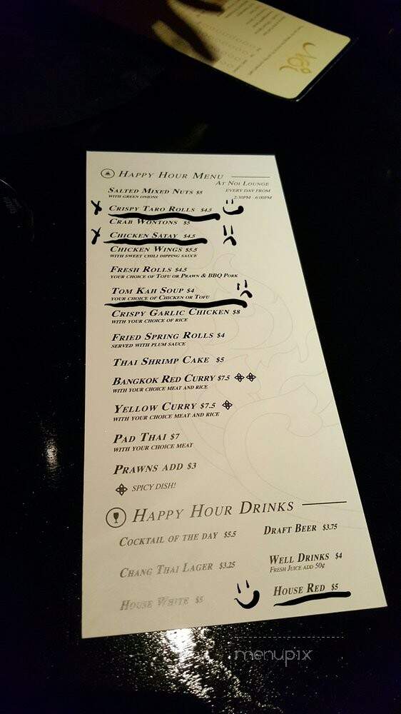 Noi Thai Cuisine - Bend, OR menu_pic