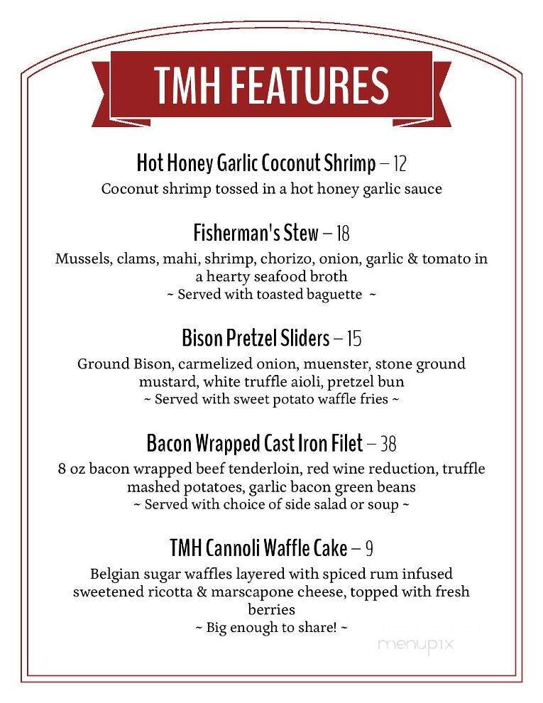 The Merchant House - Greenville, OH menu_pic