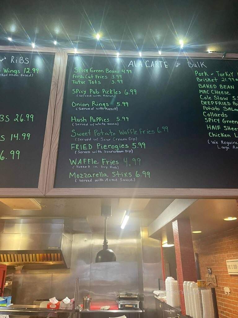 Acme Barbecue & Catering Co. - Williamsport, PA menu_pic