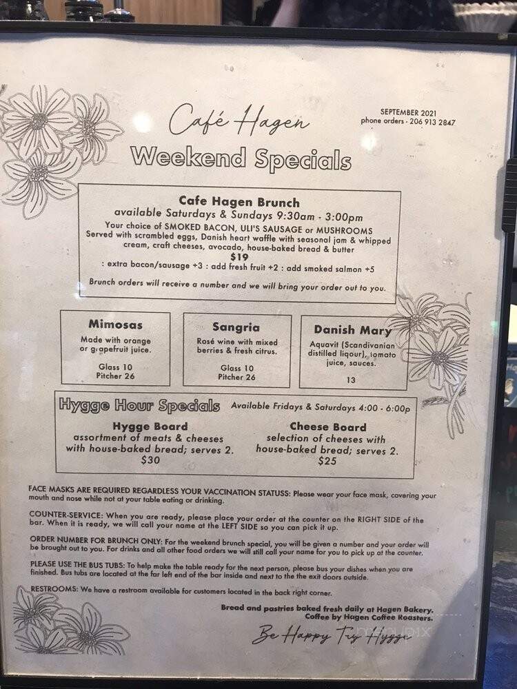 Cafe Hagen - Seattle, WA