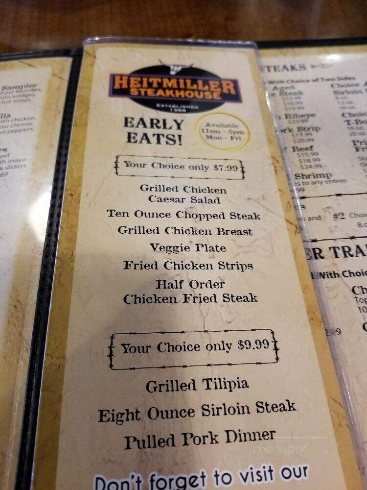 Heitmiller Steakhouse - Lacy Lakeview, TX