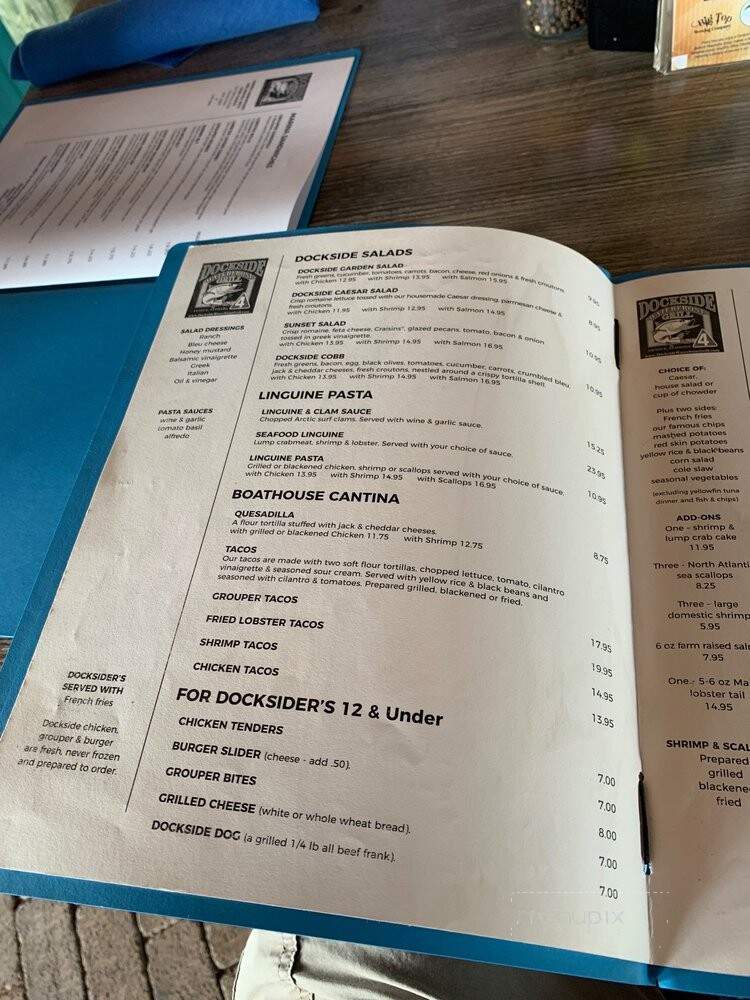 Dockside Waterfront Grill - Venice, FL menu_pic