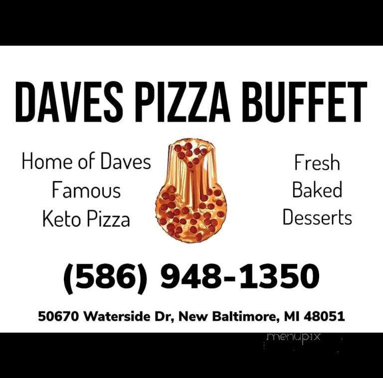 Dave's Pizza Buffet - Chesterfield, MI menu_pic