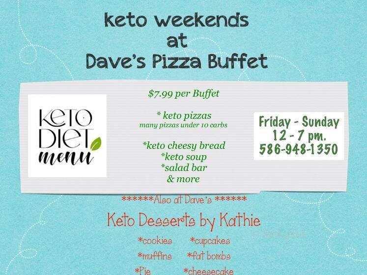Dave's Pizza Buffet - Chesterfield, MI menu_pic