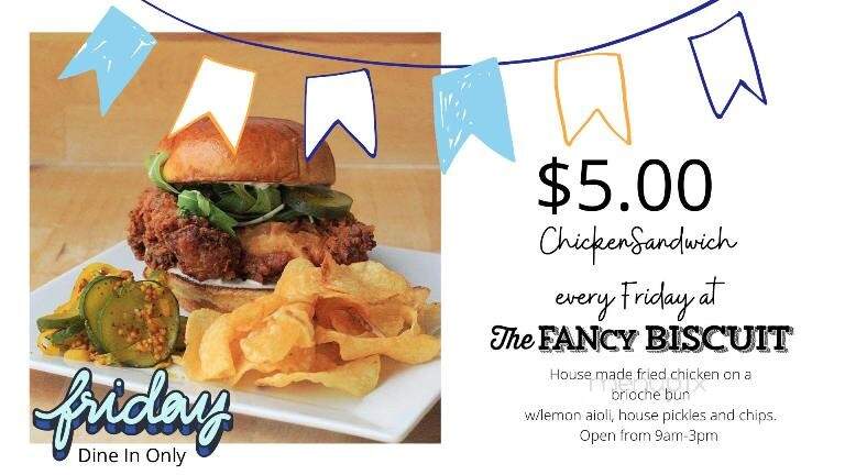 The Fancy Biscuit - Richmond, VA menu_pic