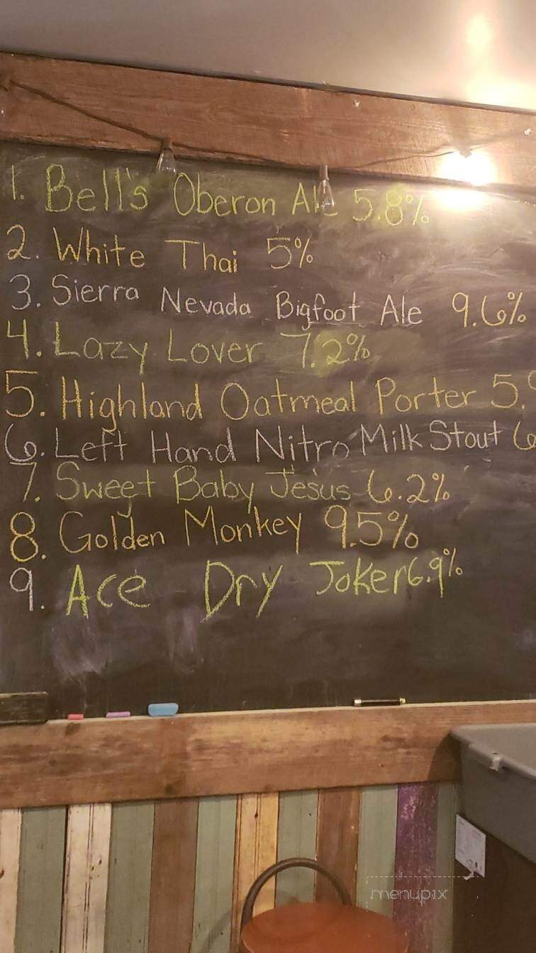 Appalachian Ale House - Pickens, SC menu_pic
