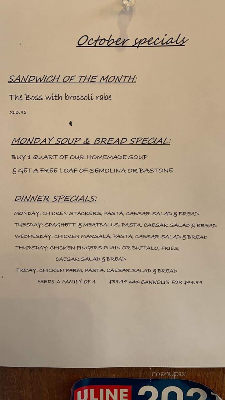 La Stalla Italian Market - Newtown, PA menu_pic