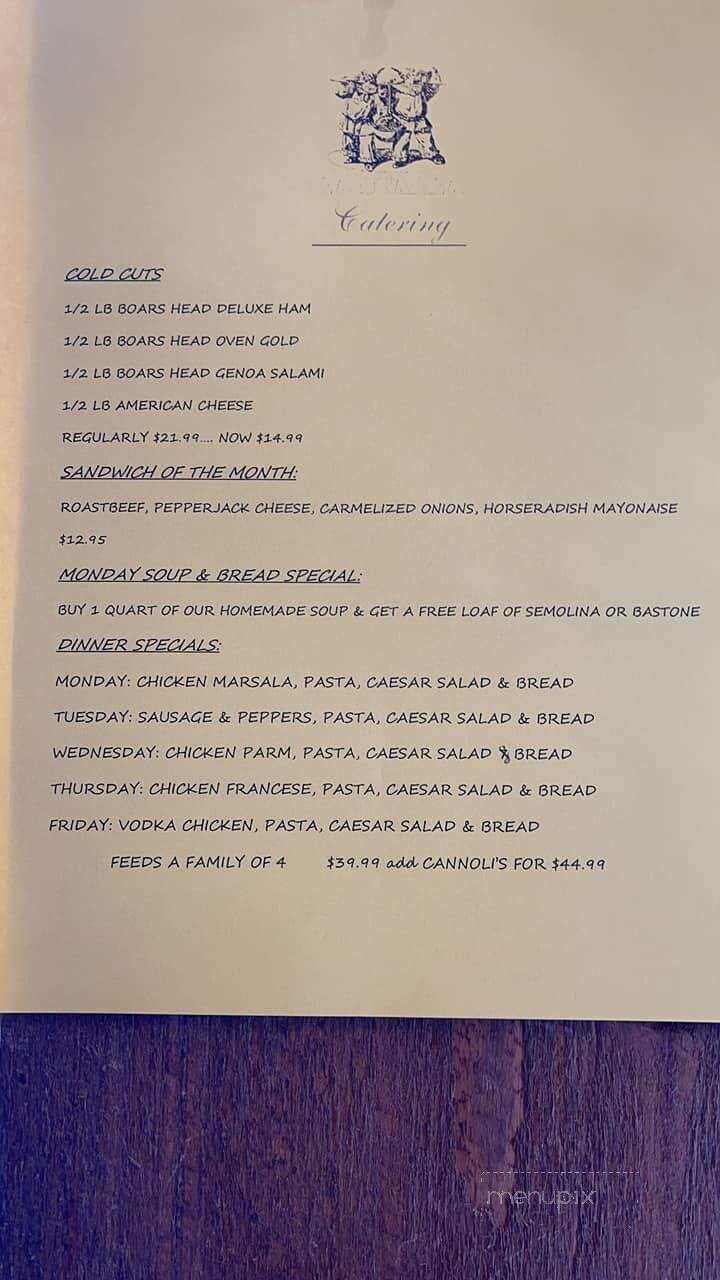 La Stalla Italian Market - Newtown, PA menu_pic