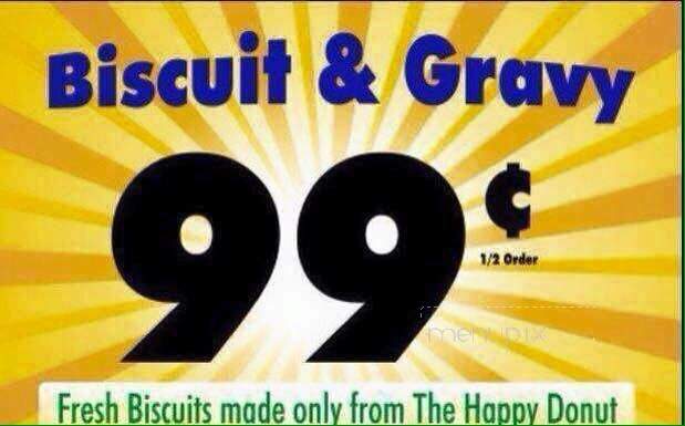 The Happy Donut - Myrtle Creek, OR menu_pic