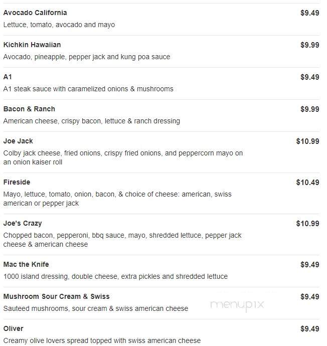 Fireside Lounge - Dennison, MN menu_pic