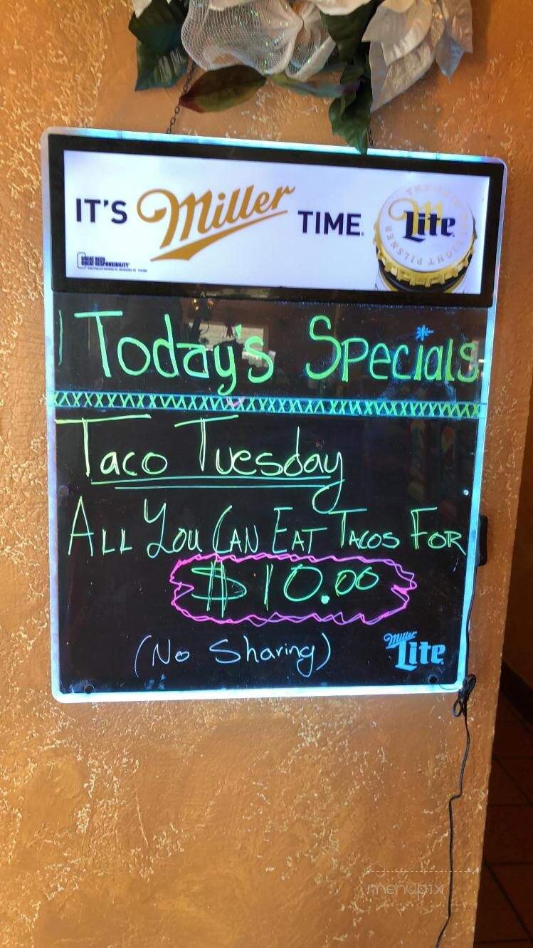 Margaritas - Ogallala, NE menu_pic