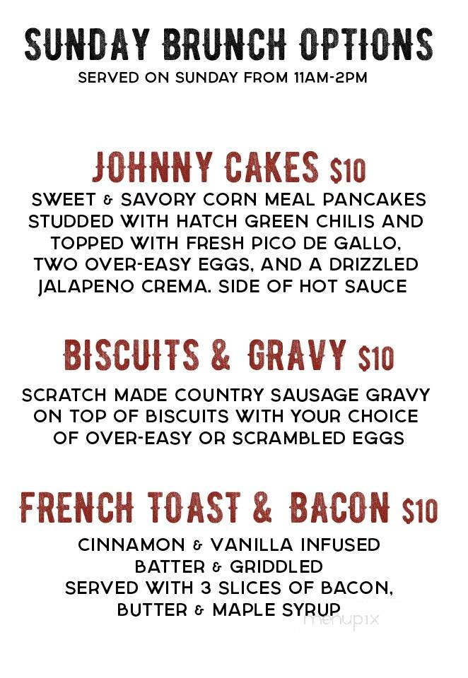 Shy Bear Brewing - Lewistown, PA menu_pic