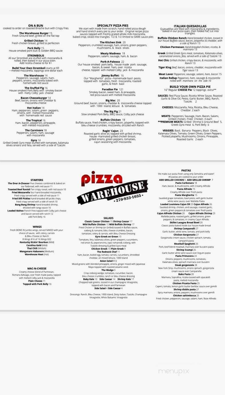 Grill 211 - Paducah, KY menu_pic