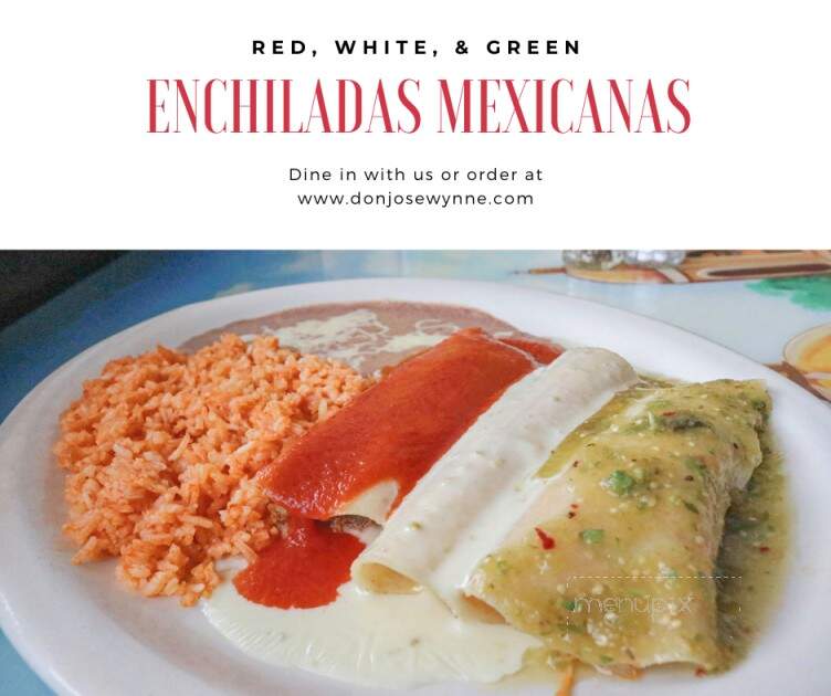 Don Jose Mexican Restaurant - Wynne, AR menu_pic
