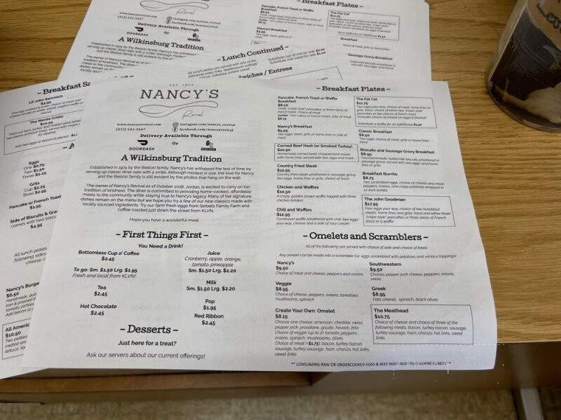 Nancy's Restaurant - Wilkinsburg, PA